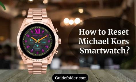 michael kors watch stuck in demo mode|How to Reset Michael Kors Smartwatch: Step.